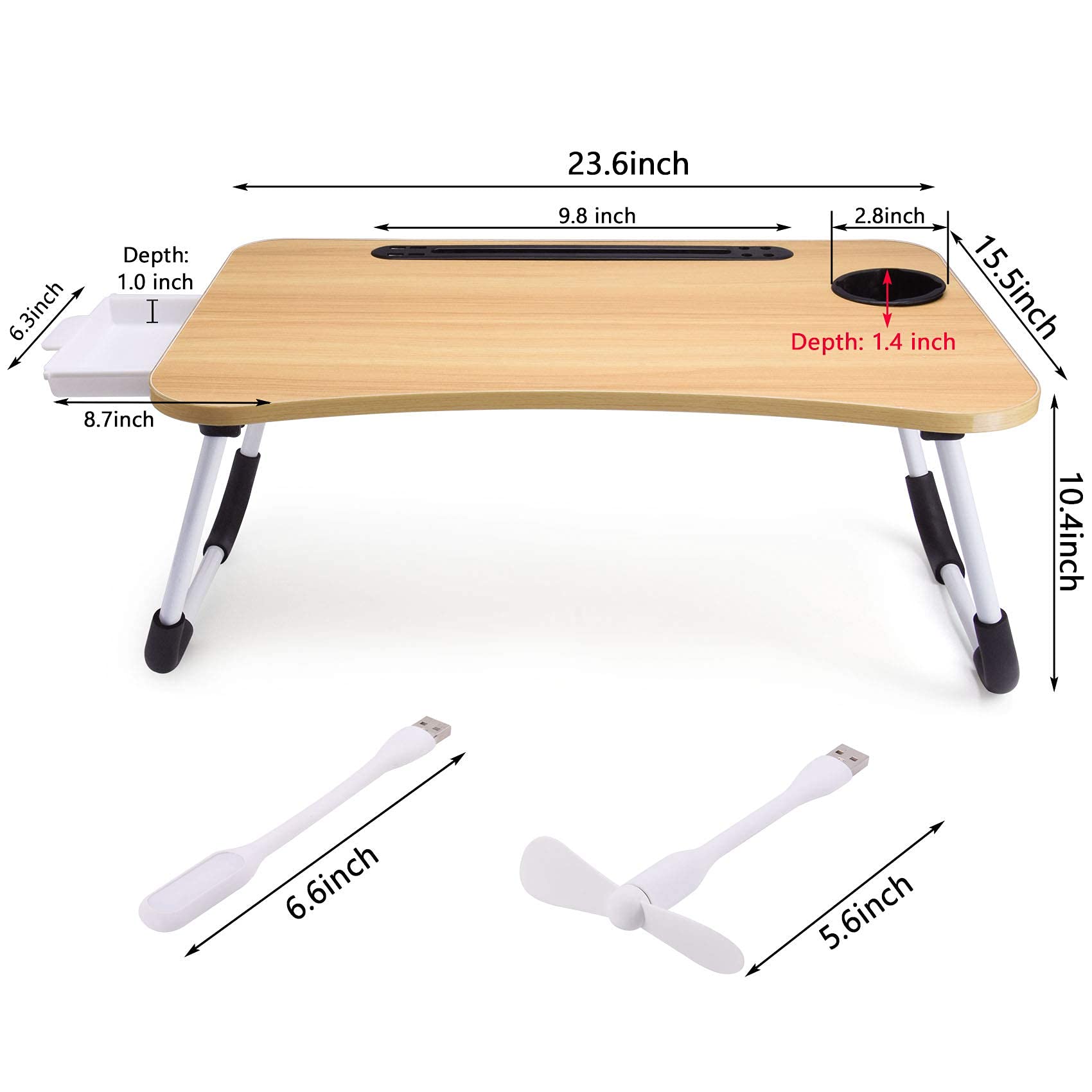 Multi Purpose Wooden Laptop Desk