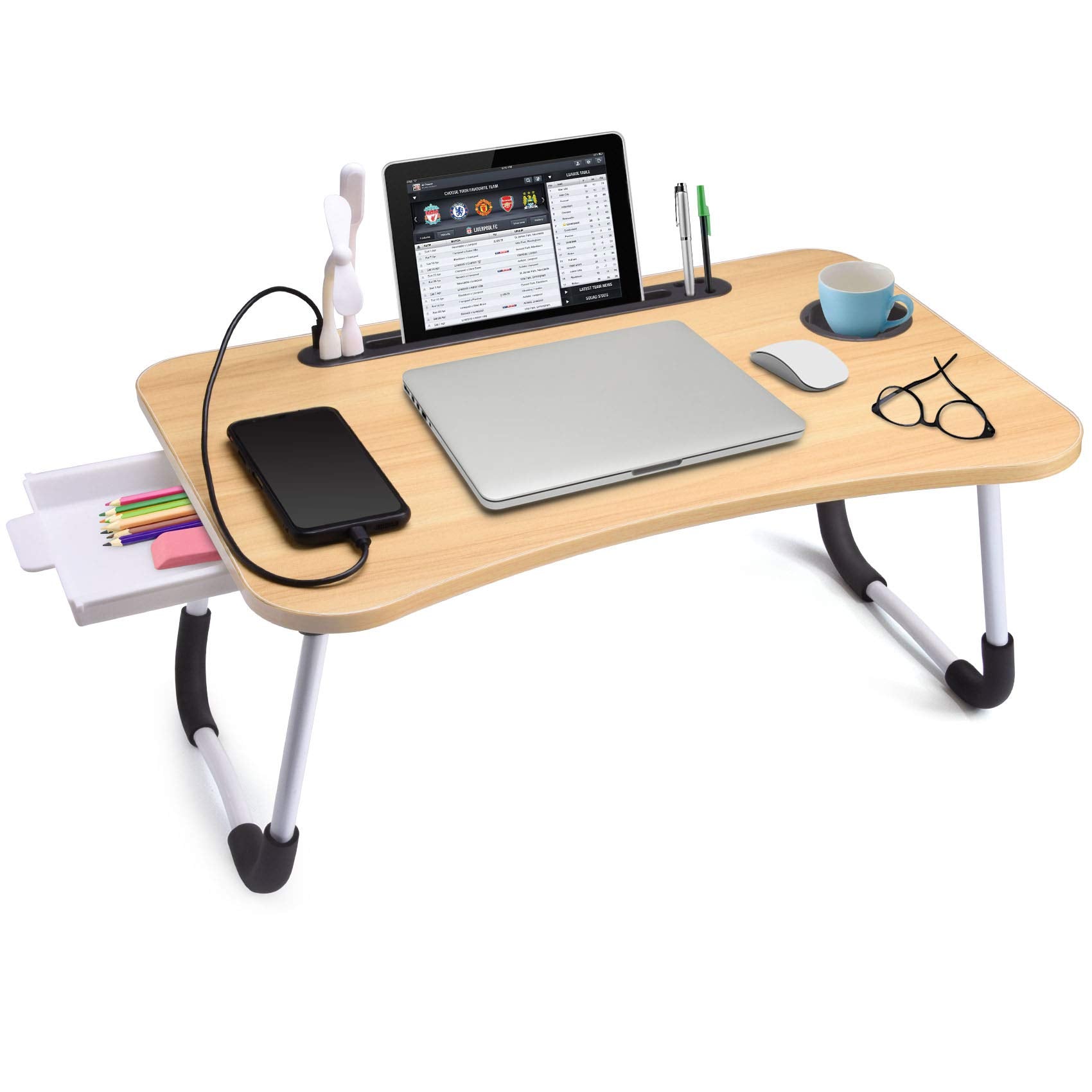 Multi Purpose Wooden Laptop Desk