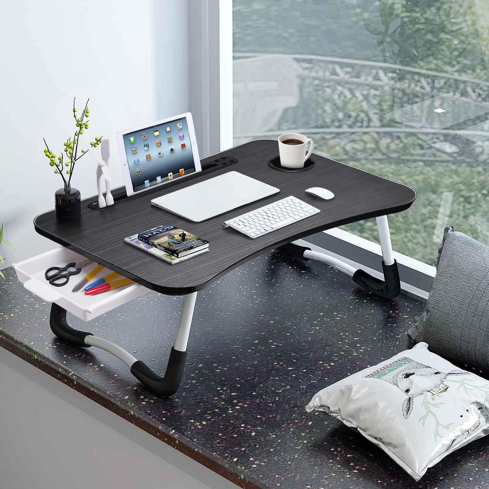 Multi Purpose Wooden Laptop Desk