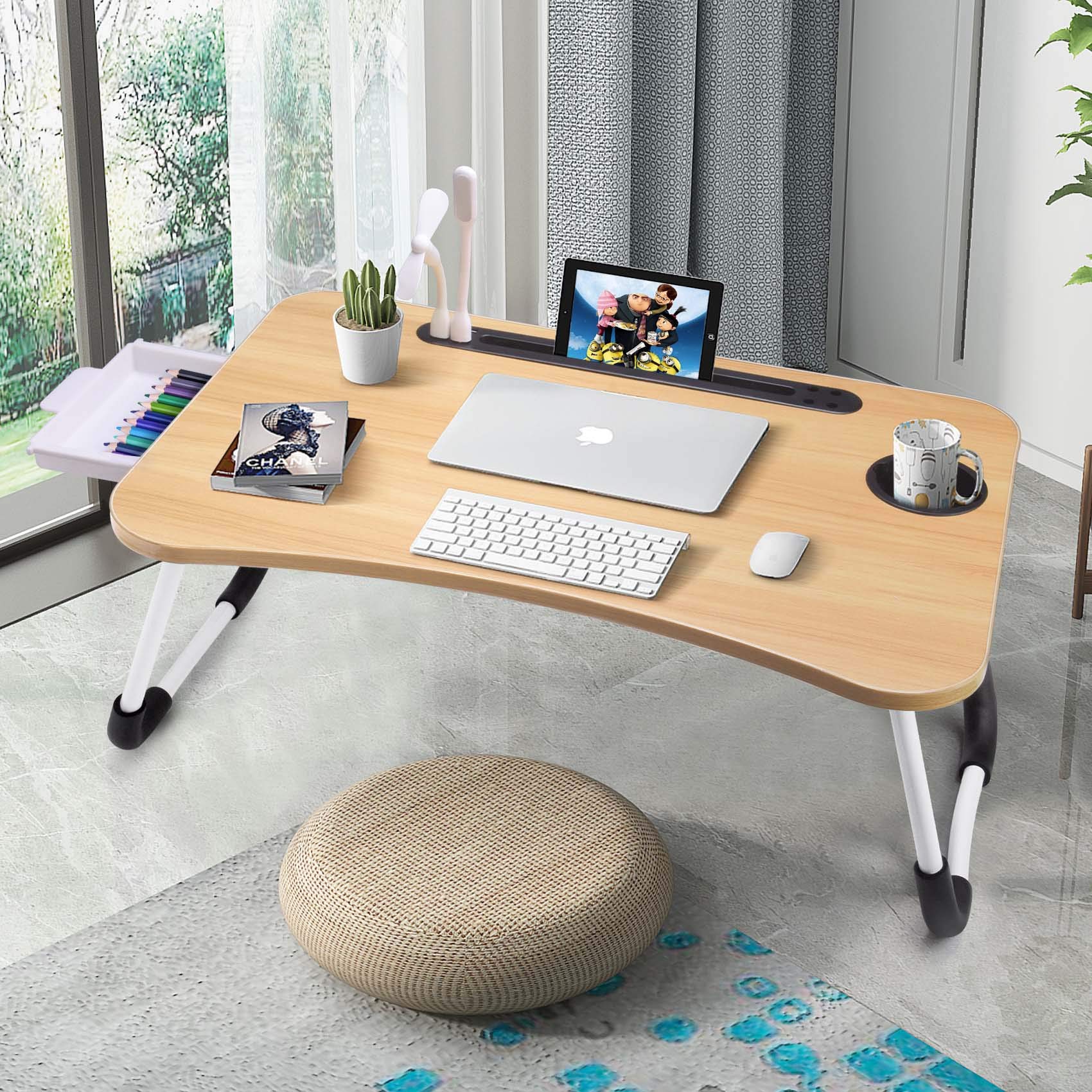 Multi Purpose Wooden Laptop Desk