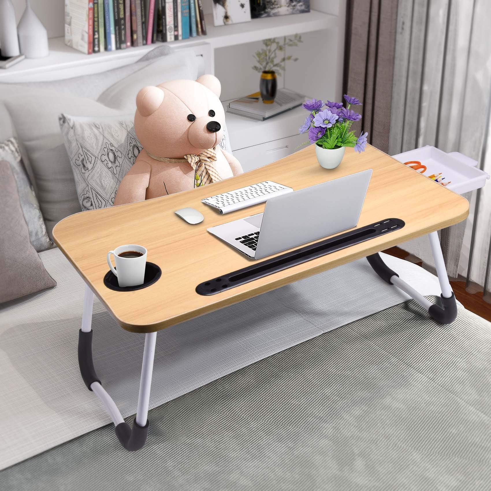 Multi Purpose Wooden Laptop Desk